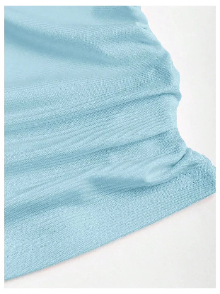 MAKEMECHIC Dinner Skirt Set in Blue, view 3