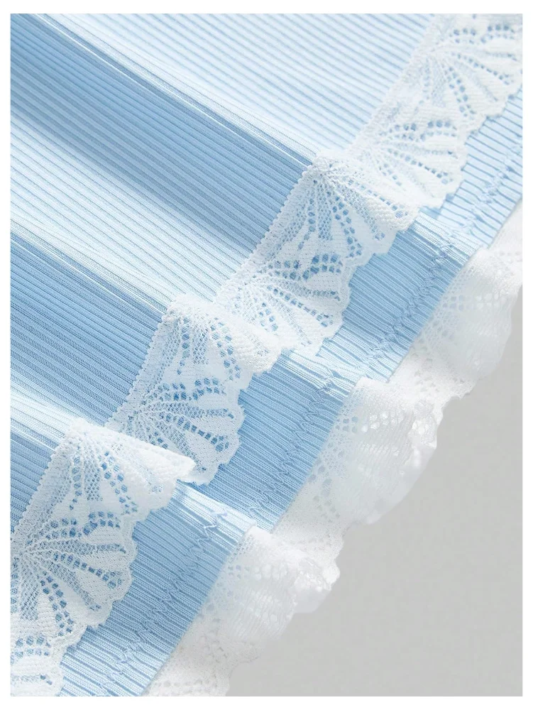 MAKEMECHIC Lace Ruffle Pajamas, view 3