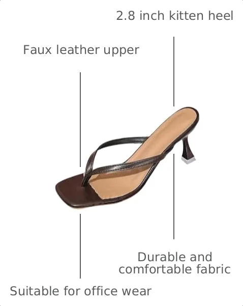 MAKEMECHIC Kitten Thong Flip Sandals, view 3