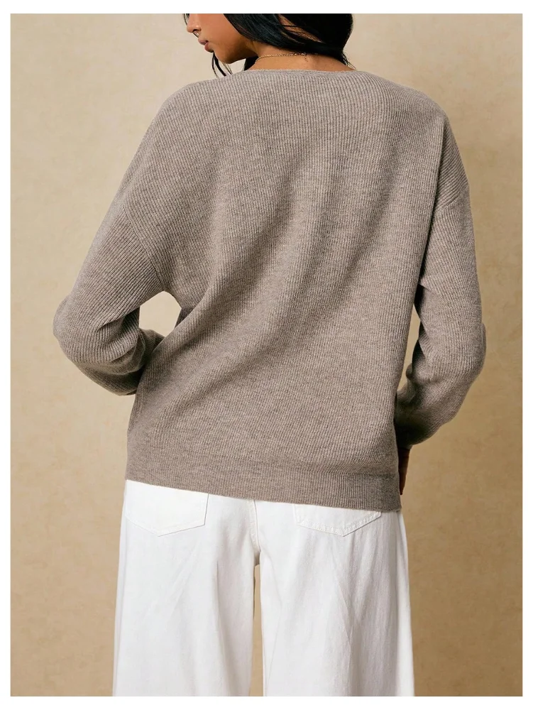 MAKEMECHIC Lightweight Long Sleeve Knit Cardigan, view 3
