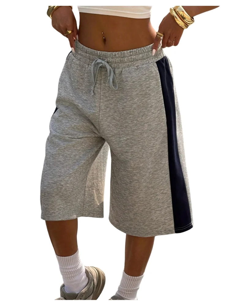 MAKEMECHIC Baggy Bermuda Wide Leg Shorts
