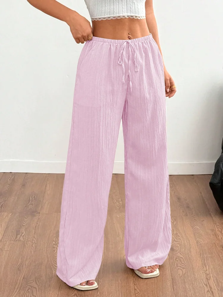 MAKEMECHIC Wide Leg Palazzo Pants, view 3