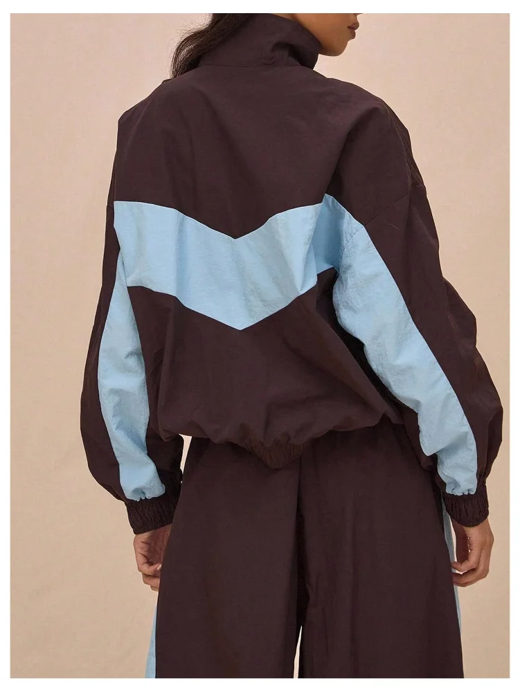 MAKEMECHIC Oversized Track Satnd Jacket, view 3