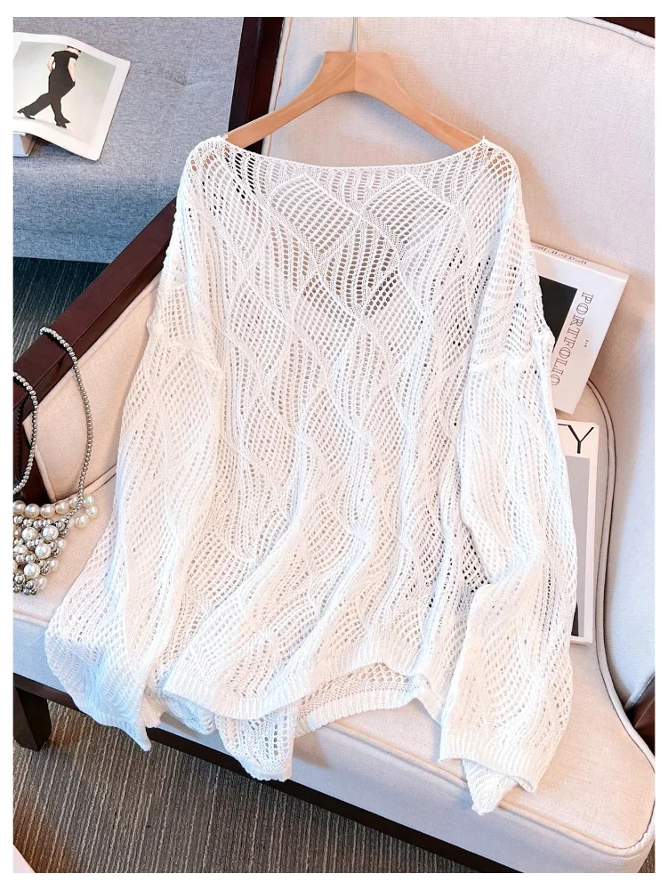 MAKEMECHIC Crochet Beach Cover-Up, tropical, view 2