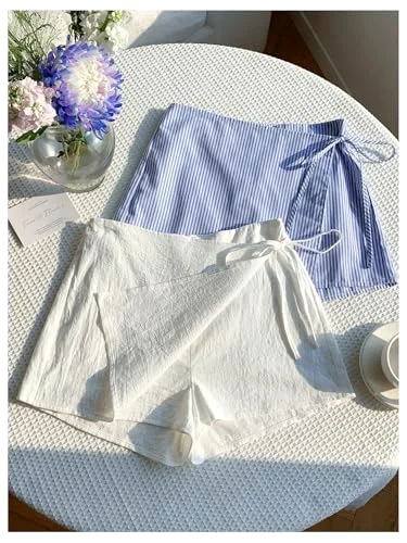 MAKEMECHIC 2 Pack Linen Boxer Skirt Set, view 2