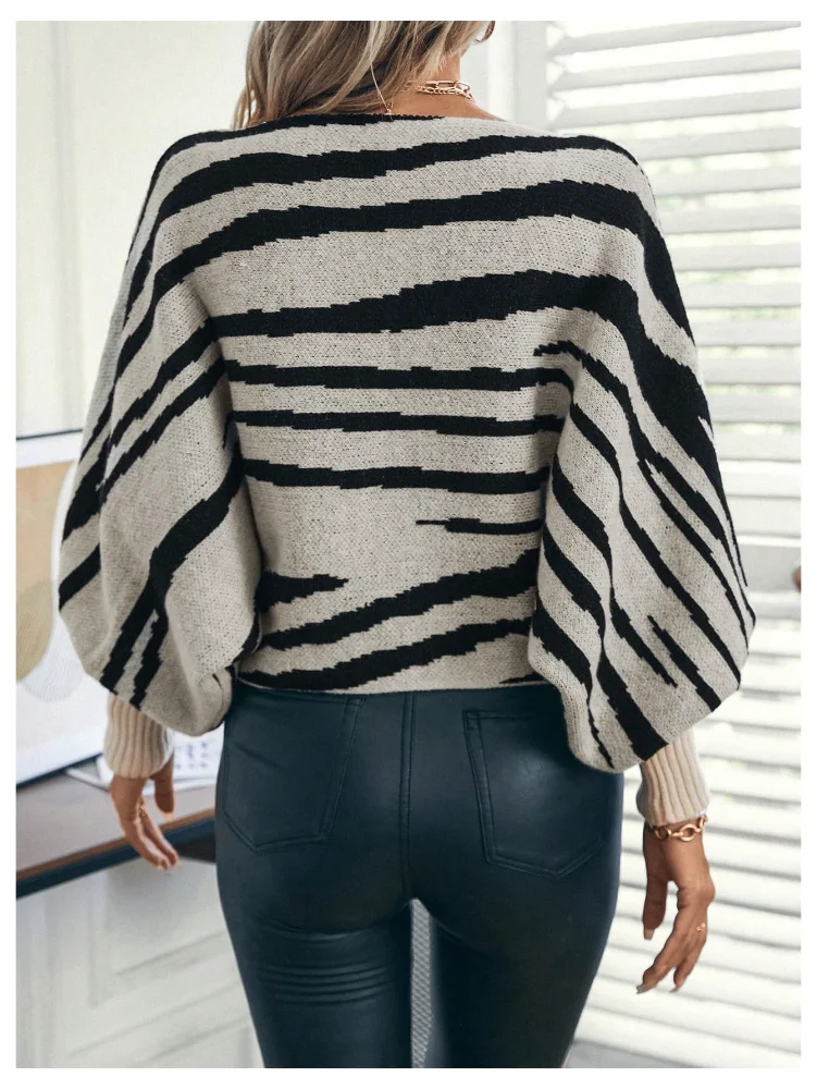 MAKEMECHIC Striped Long Sleeve Boat Sweater, view 2
