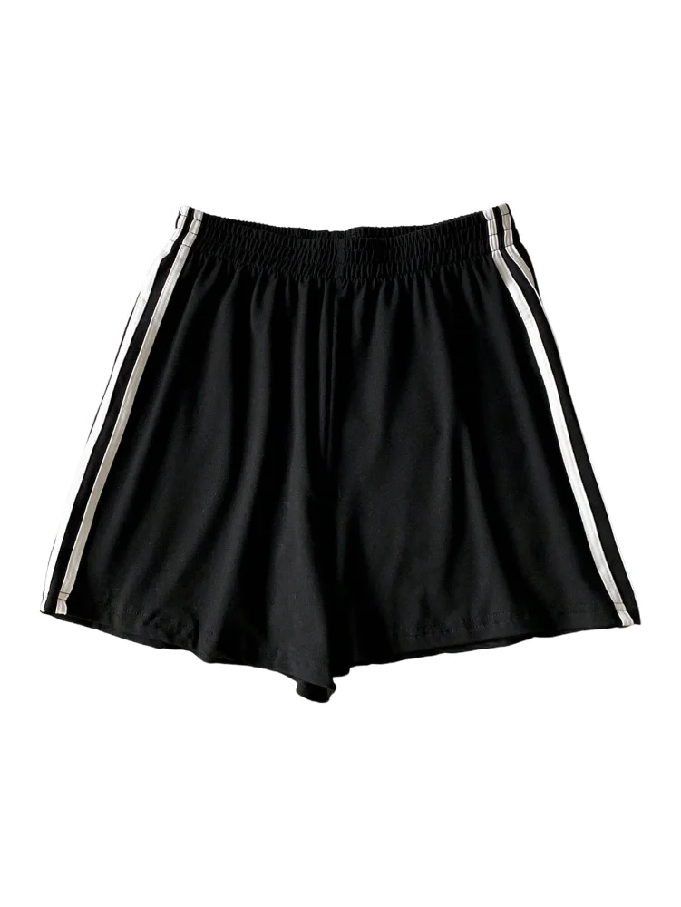 MAKEMECHIC Striped Sweat Running Shorts