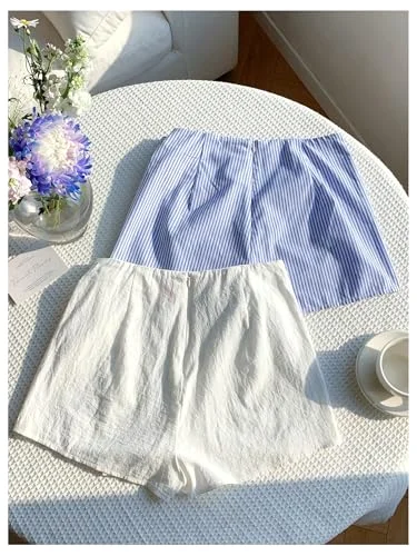 MAKEMECHIC 2 Pack Linen Boxer Skirt Set, view 3