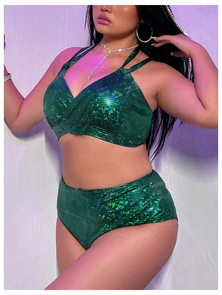 MAKEMECHIC Bikini Set, sequin, view 3