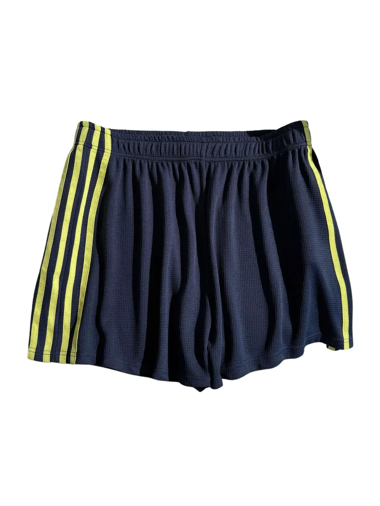 MAKEMECHIC Striped Workout Elastic Shorts