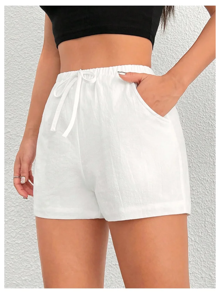 MAKEMECHIC Linen Pocket Petite-m Shorts, view 2