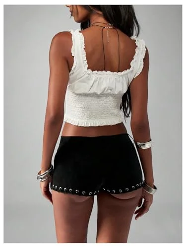 MAKEMECHIC Lace Up Micro Punk Matching Set, view 3