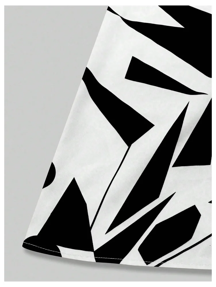 MAKEMECHIC Criss Cross Graphic Sleeveless Mini Dress, view 3
