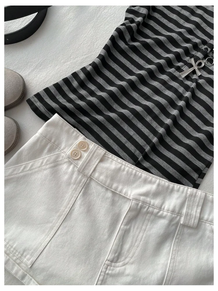 MAKEMECHIC Micro Low Rise Grunge Jeans, view 3