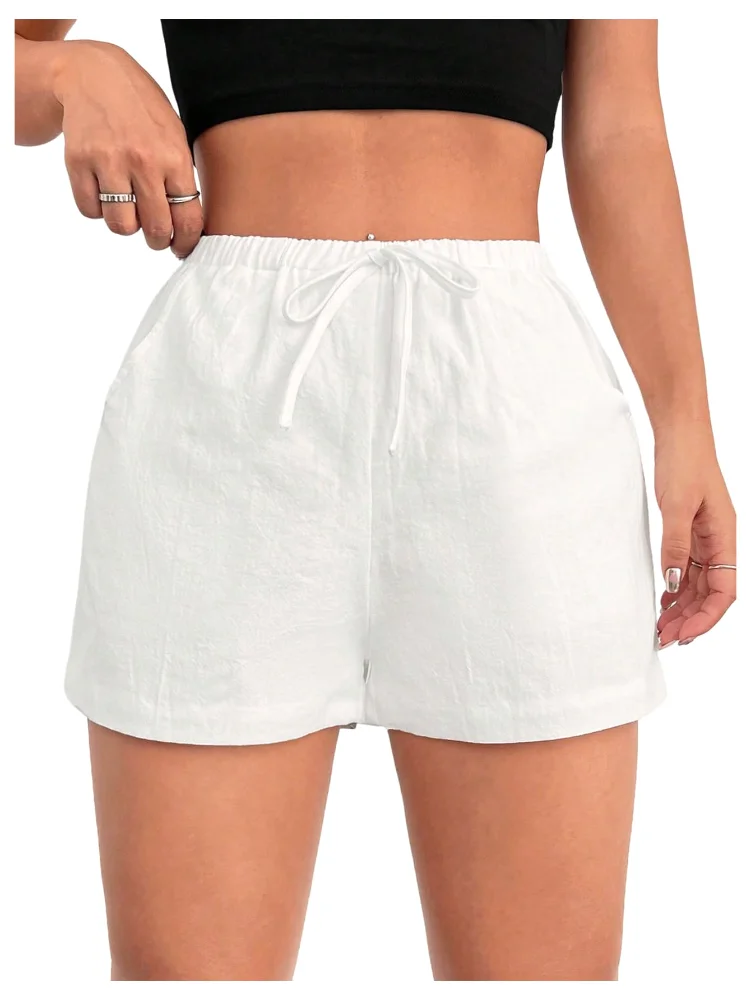 MAKEMECHIC Linen Pocket Petite-m Shorts