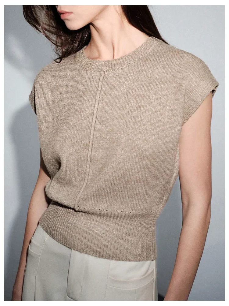 MAKEMECHIC Short Sleeve Cinched Waist Sweater, view 2