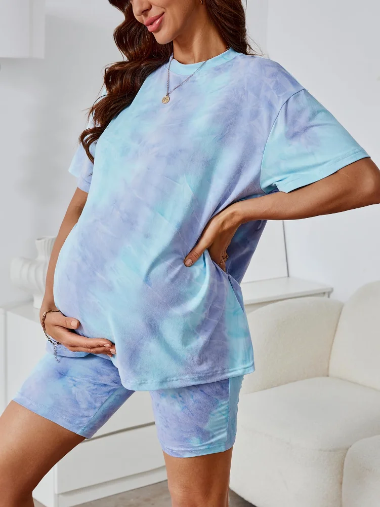 MAKEMECHIC Biker Maternity Two-Piece Set, view 3