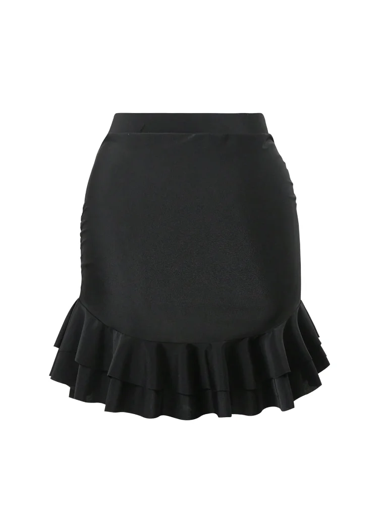 MAKEMECHIC High Waist Ruffle Mini Bikini Set, view 3