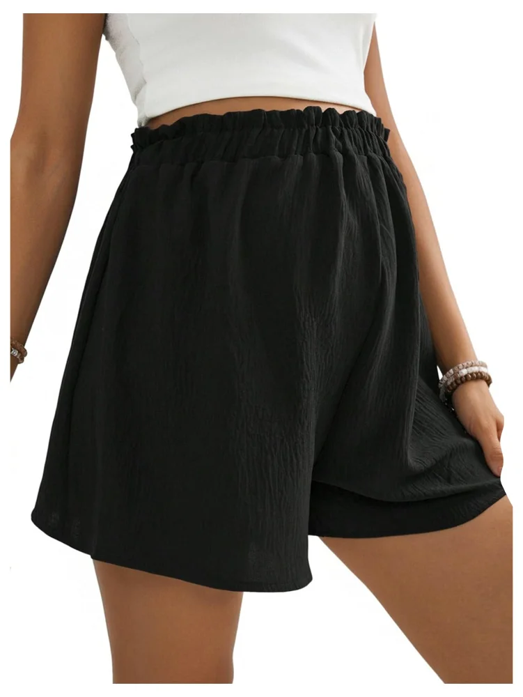 MAKEMECHIC Wide Leg High Elastic Maternity Beach Cover-Up