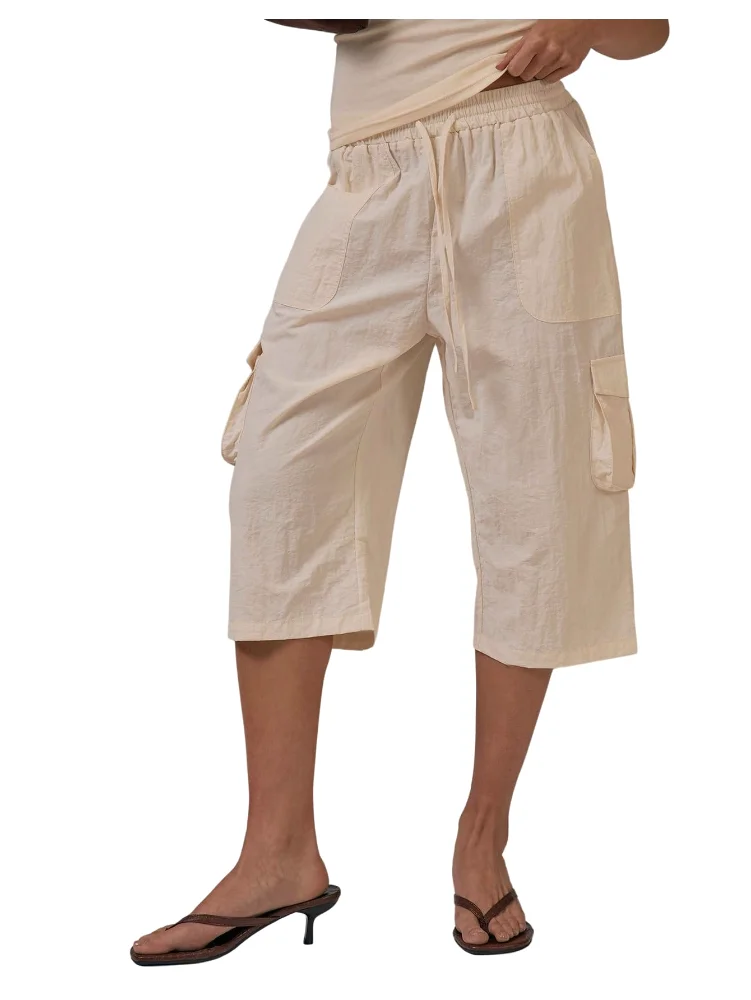 MAKEMECHIC Cargo Bermuda Capris Shorts