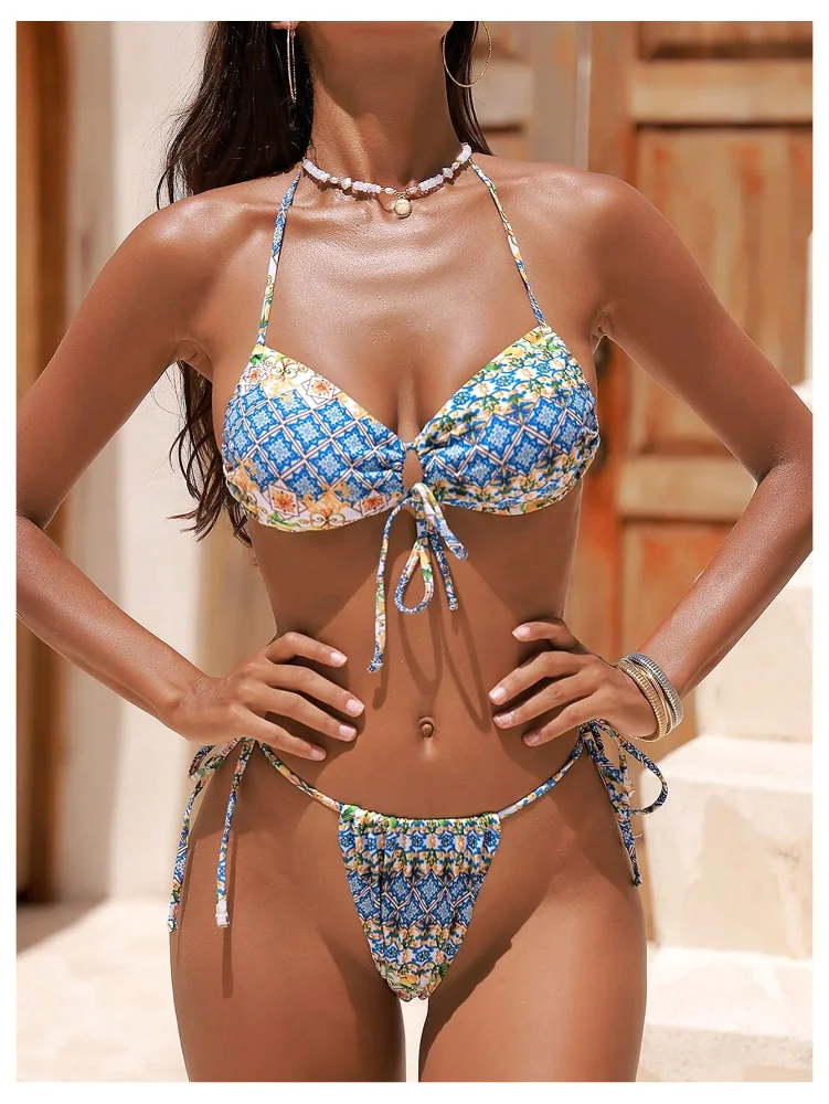 MAKEMECHIC String Tie Backless Beach Cover-Up, view 2