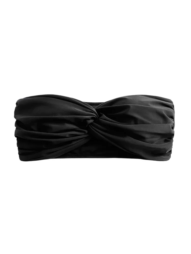 MAKEMECHIC Twist Strapless Bandeau Bikini Set