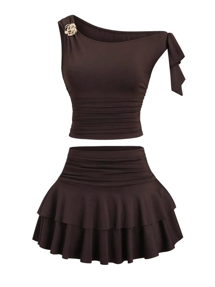 MAKEMECHIC Dinner Skirt Set