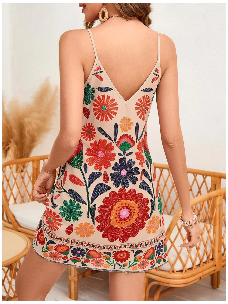 MAKEMECHIC Tropical Mini Dress, view 2