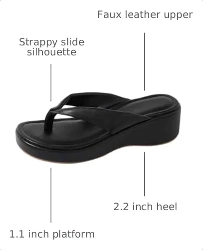 MAKEMECHIC Leather Toe Post Sandals, view 3